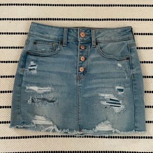 American Eagle Denim mini skirt